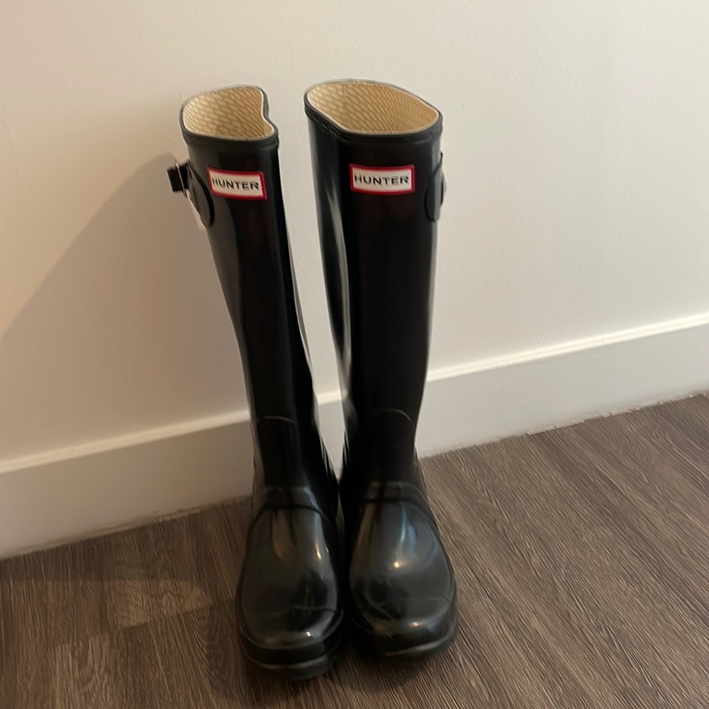 Hunter BLK rain boots